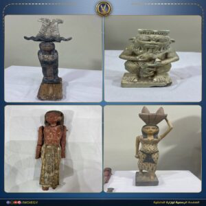 قطعة أثرية نادرة في المنيا