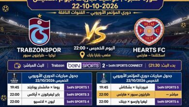 مباريات اليوم الخميس
