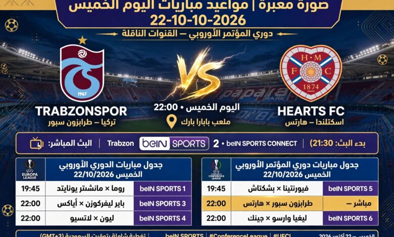 مباريات اليوم الخميس