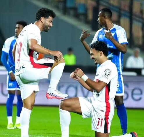 مباراة الزمالك ضد الجيش الرواندي
