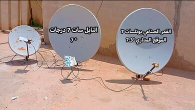 نايل سات 7 غرب